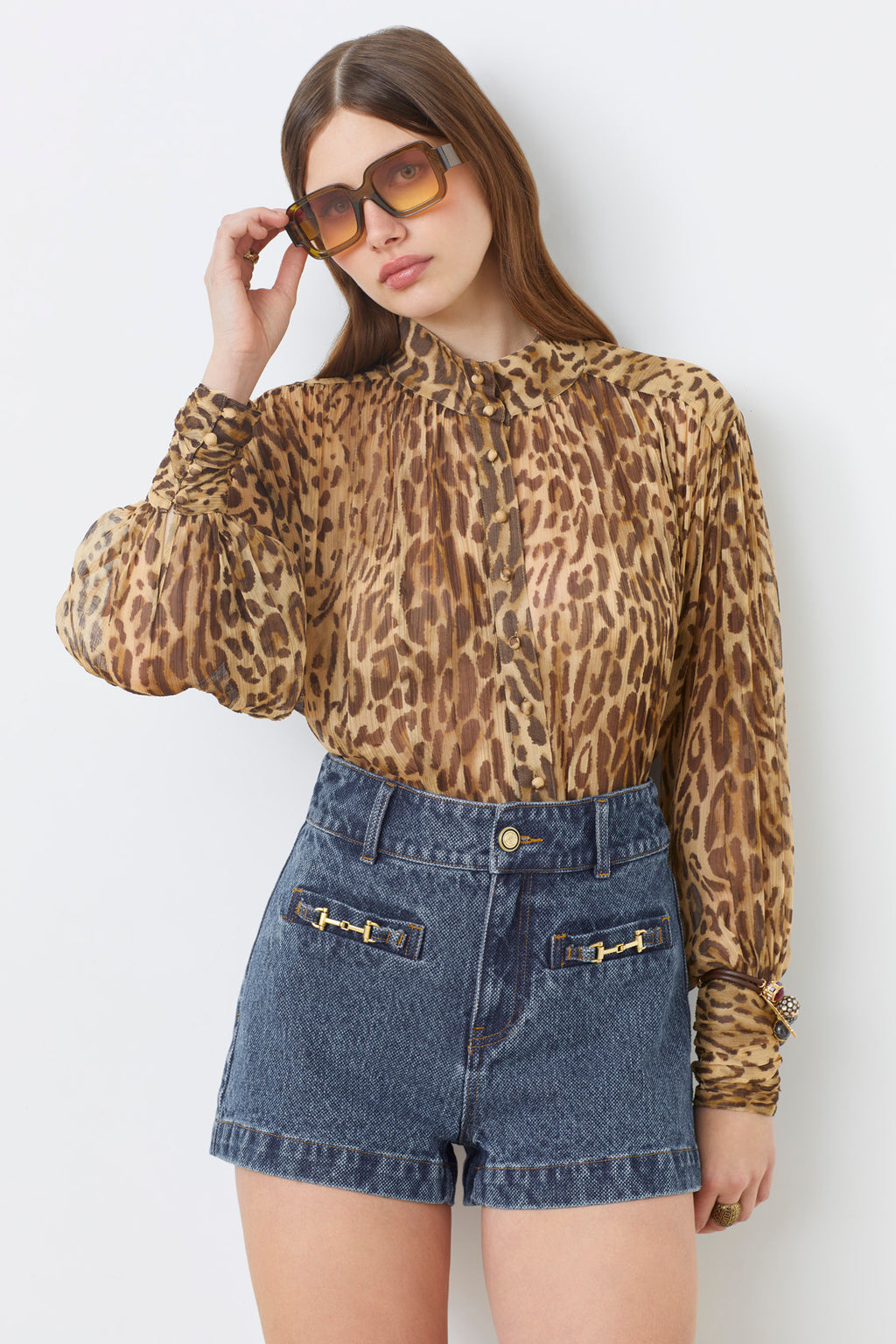 CHEMISE OVERSIZE LEOPARD - LUX