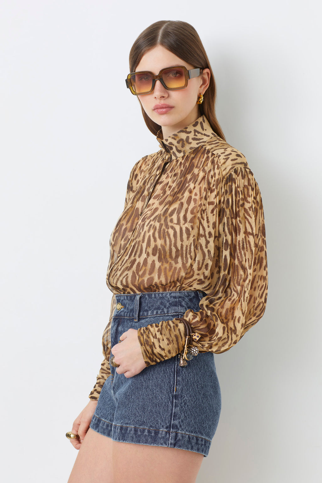 CHEMISE OVERSIZE LEOPARD - LUX
