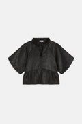 TOP BALLON JACQUARD METALISEE - LOUXOR