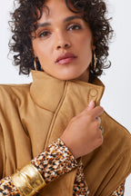 VESTE SANS MANCHE SUEDE - DENVER