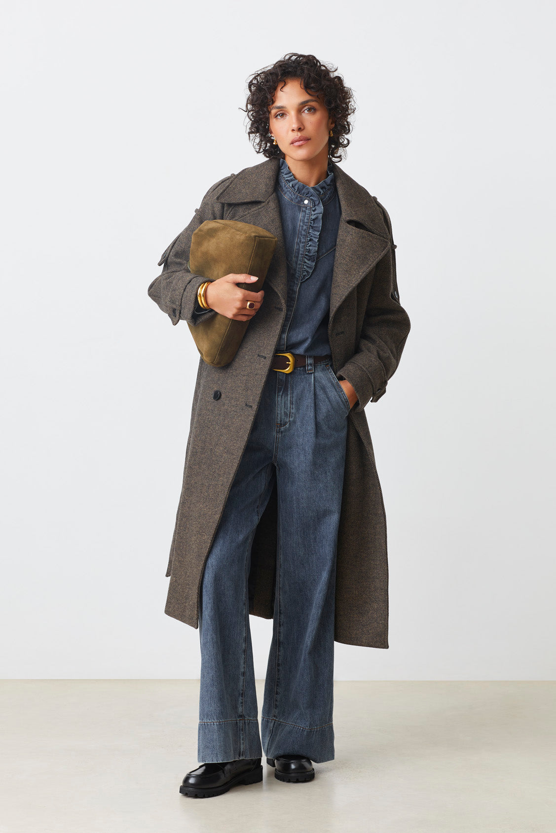 MANTEAU LONG CEINTURE - EMO