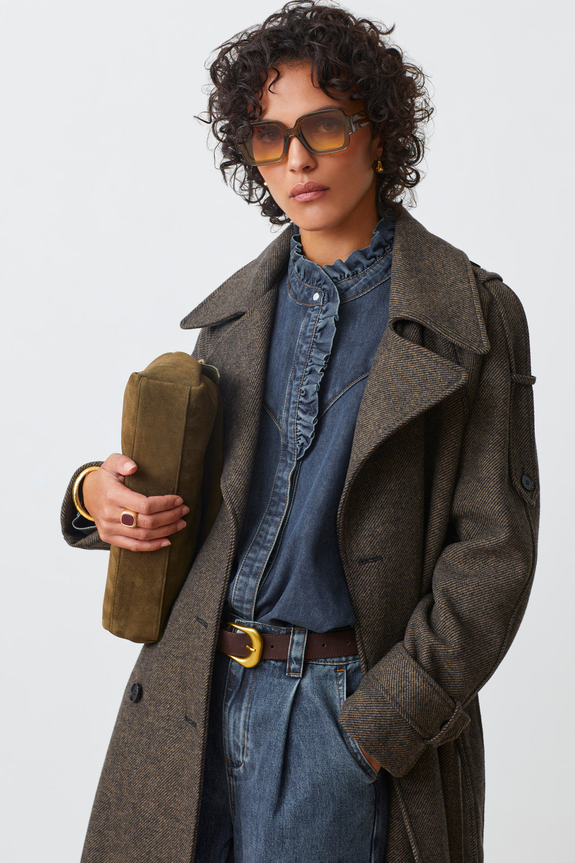 MANTEAU LONG CEINTURE - EMO