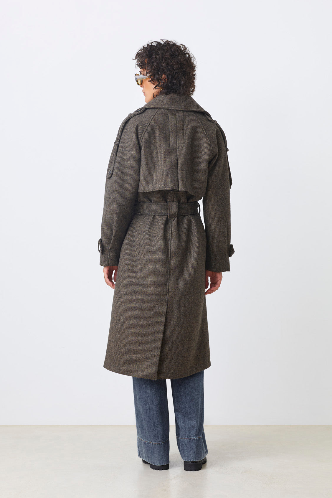 MANTEAU LONG CEINTURE - EMO