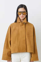 VESTE CROP SUEDE - ELOIZ
