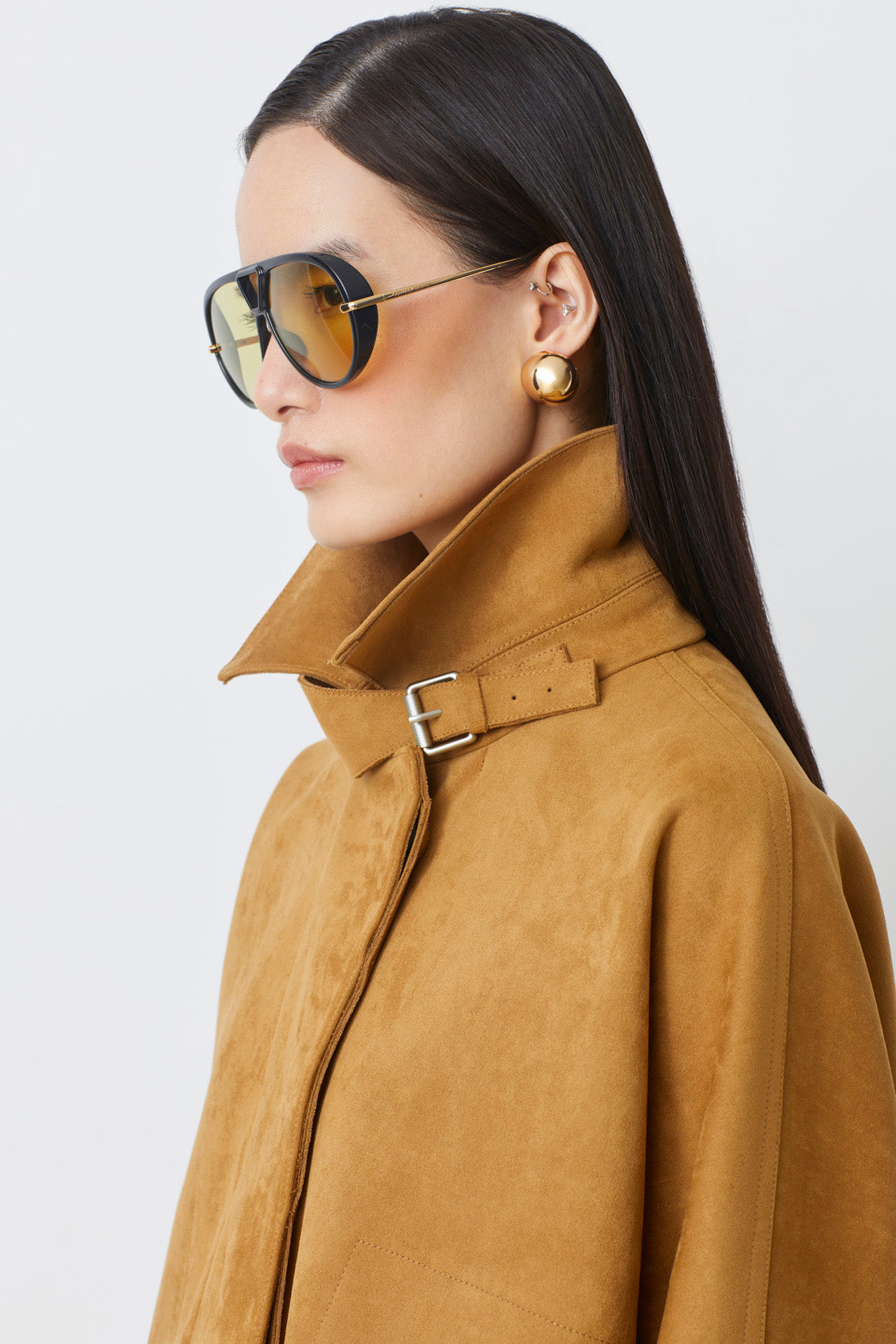 VESTE CROP SUEDE - ELOIZ