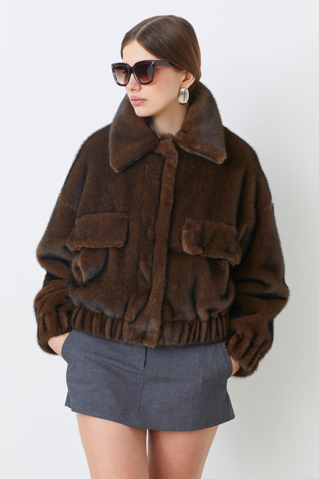 BLOUSON EN FOURRURE - EVAN