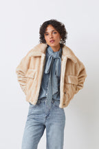 BLOUSON EN FOURRURE - EVAN