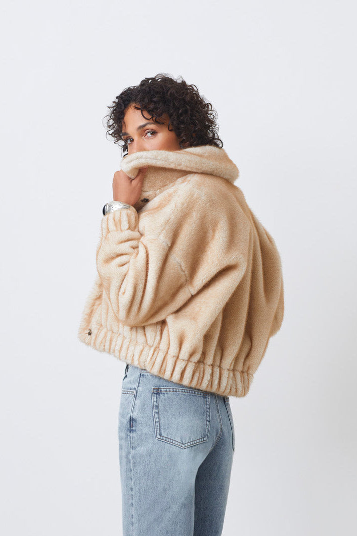 BLOUSON EN FOURRURE - EVAN