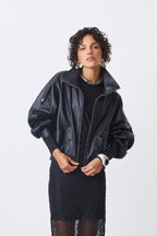 BLOUSON OVERSIZE SIMILI CUIR - EARLY
