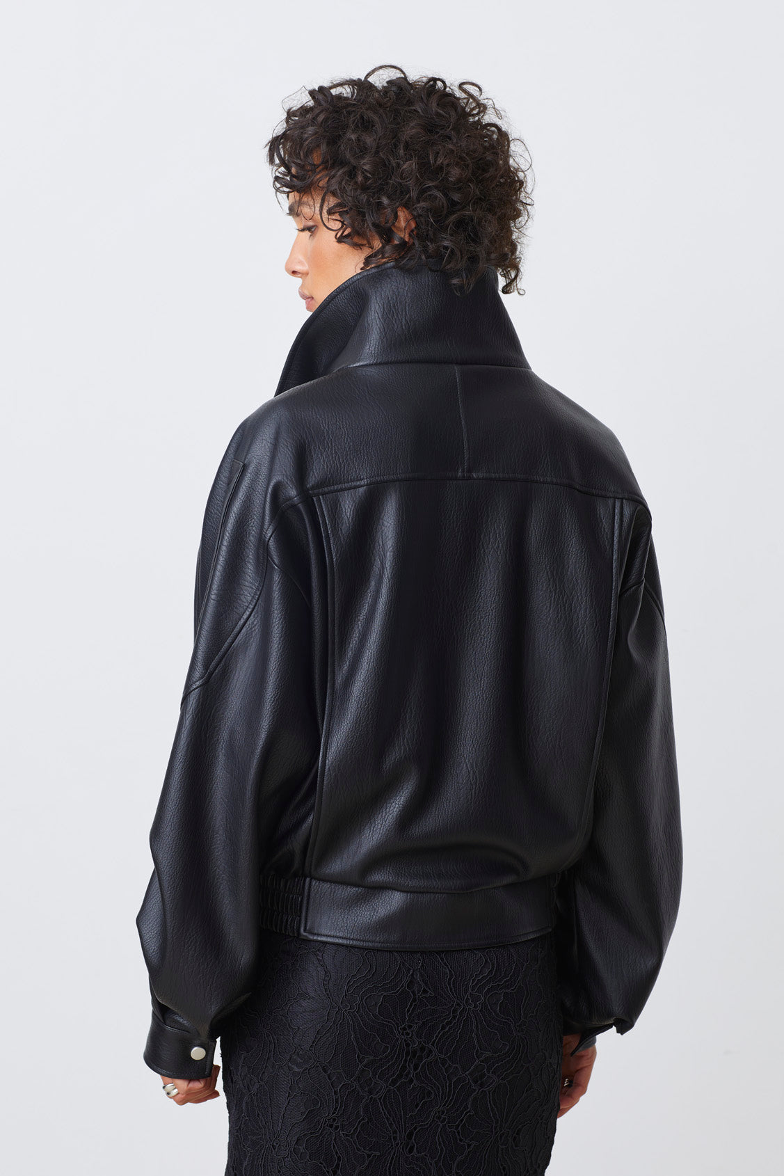 BLOUSON OVERSIZE SIMILI CUIR - EARLY