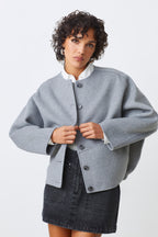 MANTEAU CROP LAINAGE - EDDY