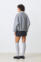 MANTEAU CROP LAINAGE - EDDY