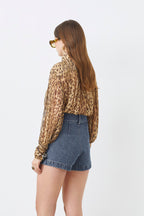 SHORT DENIM BIJOUX - BRETT