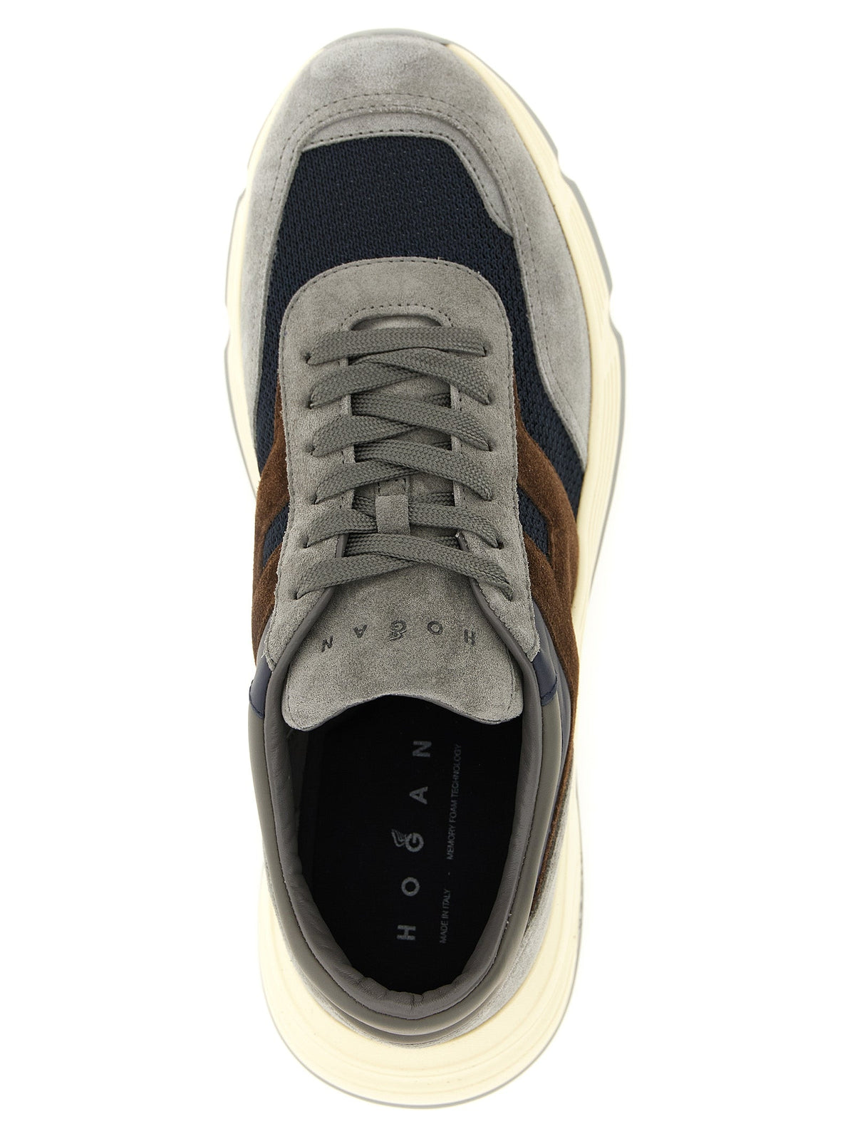 Sneakers Hogan Hyperlight multimatière – Gris – HXM5630FR30VFW740G – vue 4