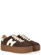 Hogan – Baskets Cool plateforme femme – Marron – HXW6980FB60UL60MB1 – vue 2