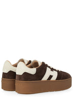 Hogan – Baskets Cool plateforme femme – Marron – HXW6980FB60UL60MB1 – vue 3