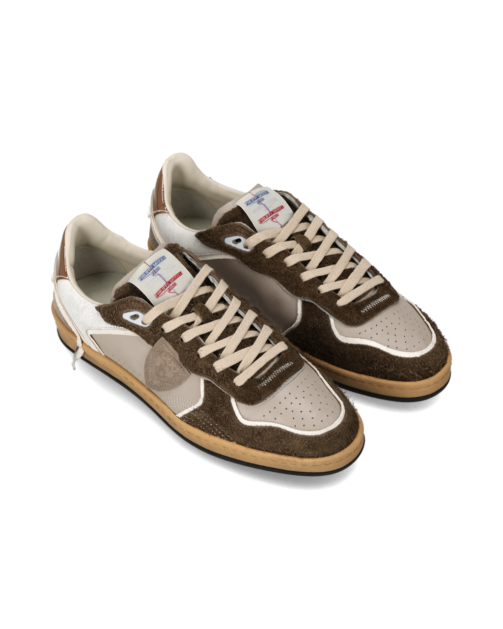 Philippe Model – Baskets Pgal homme – Taupe – PGLU-VXE4 – vue 2