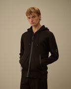 SWEAT ZIP CAPUCHE DIAGONAL RAISED