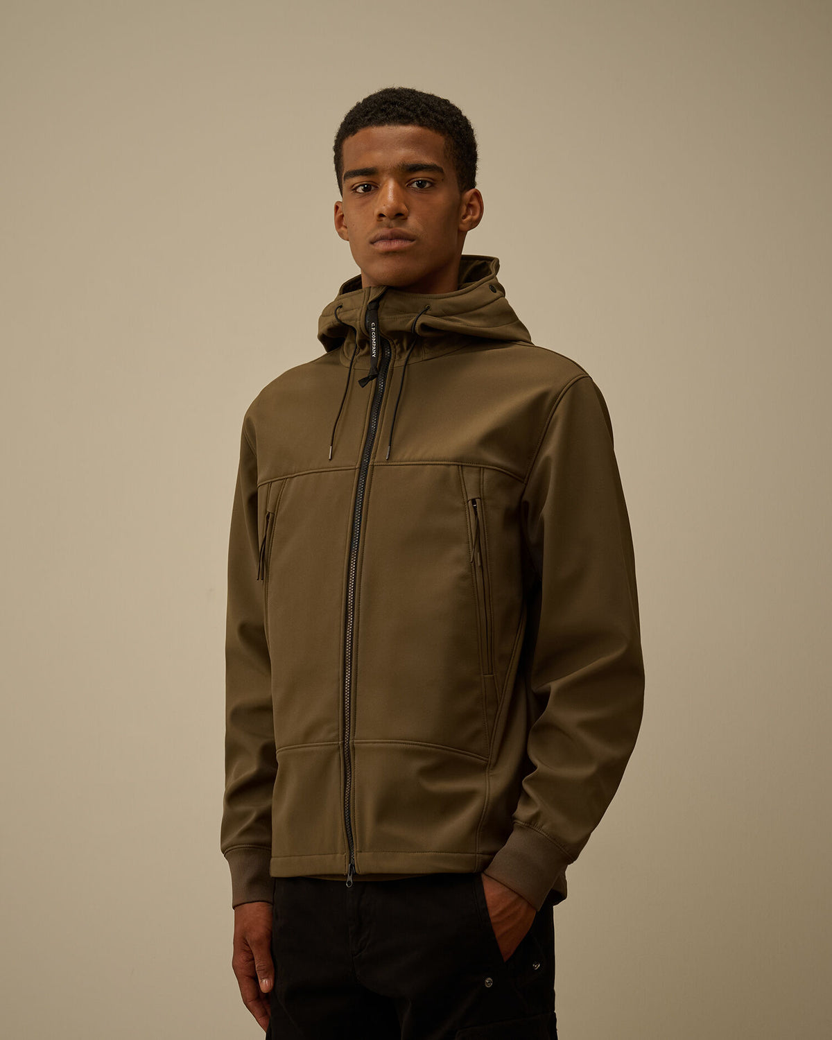 VESTE CP SHELL CAPUCHES LUNETTES