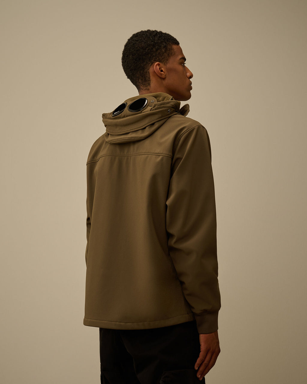 VESTE CP SHELL CAPUCHES LUNETTES