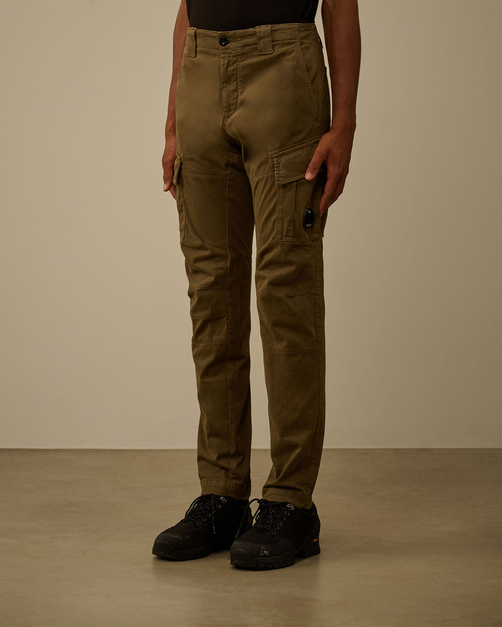 PANTALON CARGO STRETCH SATEEN