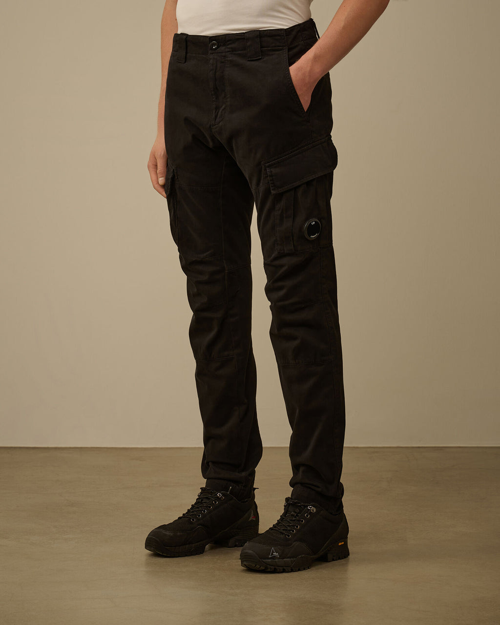 PANTALON CARGO STRETCH SATEEN