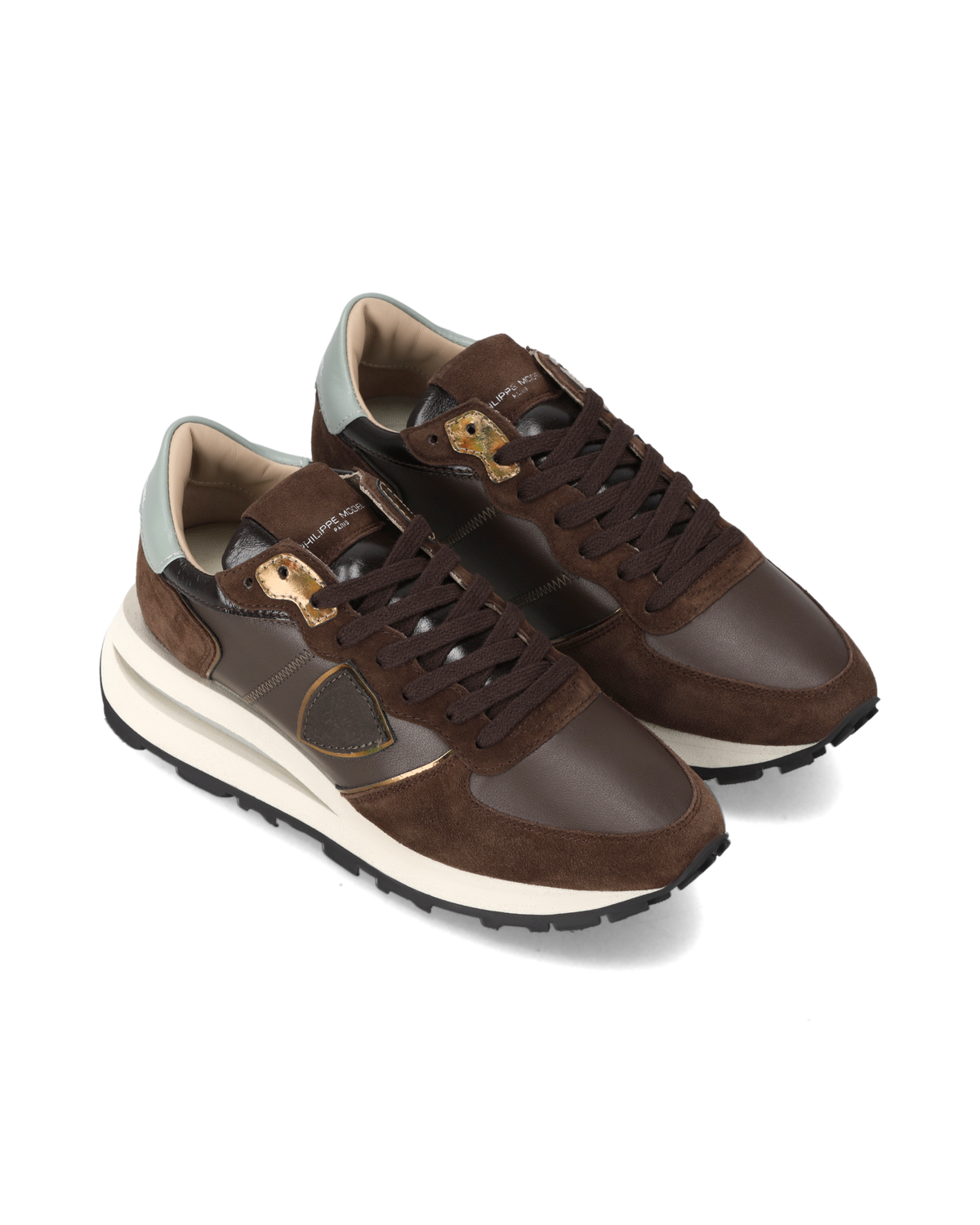 Philippe Model – Baskets Tropez Haute femme – Marron – TKLD-VD07 – vue 2