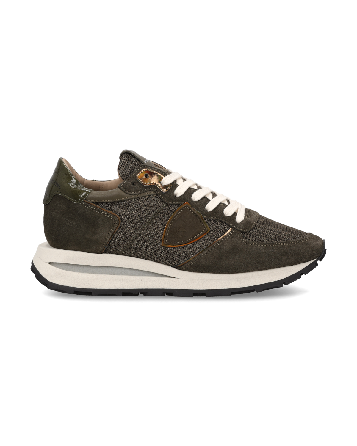 Philippe Model – Baskets Tropez Haute femme – Kaki – TKLD-WR05 – vue 1