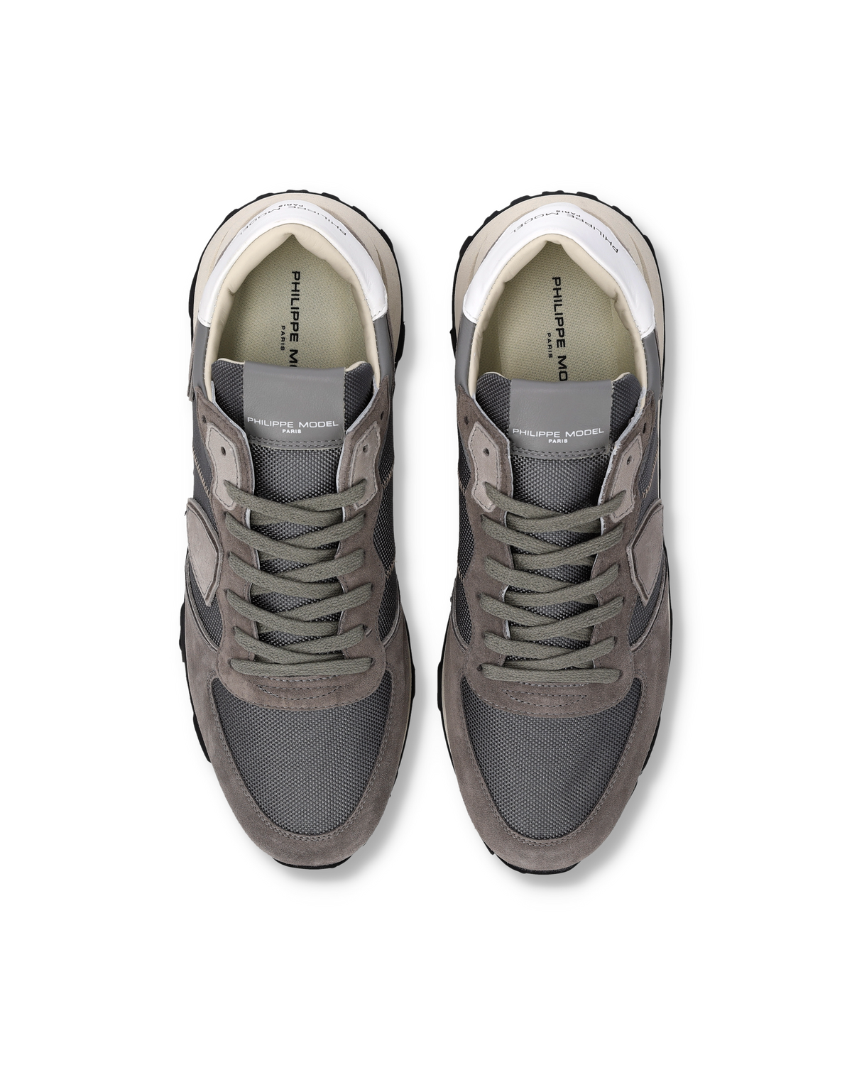Philippe Model – Baskets Tropez Haute homme – Gris – TKLU-WR04 – vue 3