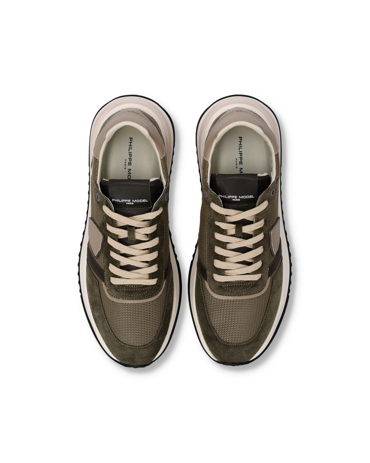 Philippe Model – Baskets Tropez 2.1 homme – Kaki – TYLU-WR01 – vue 3