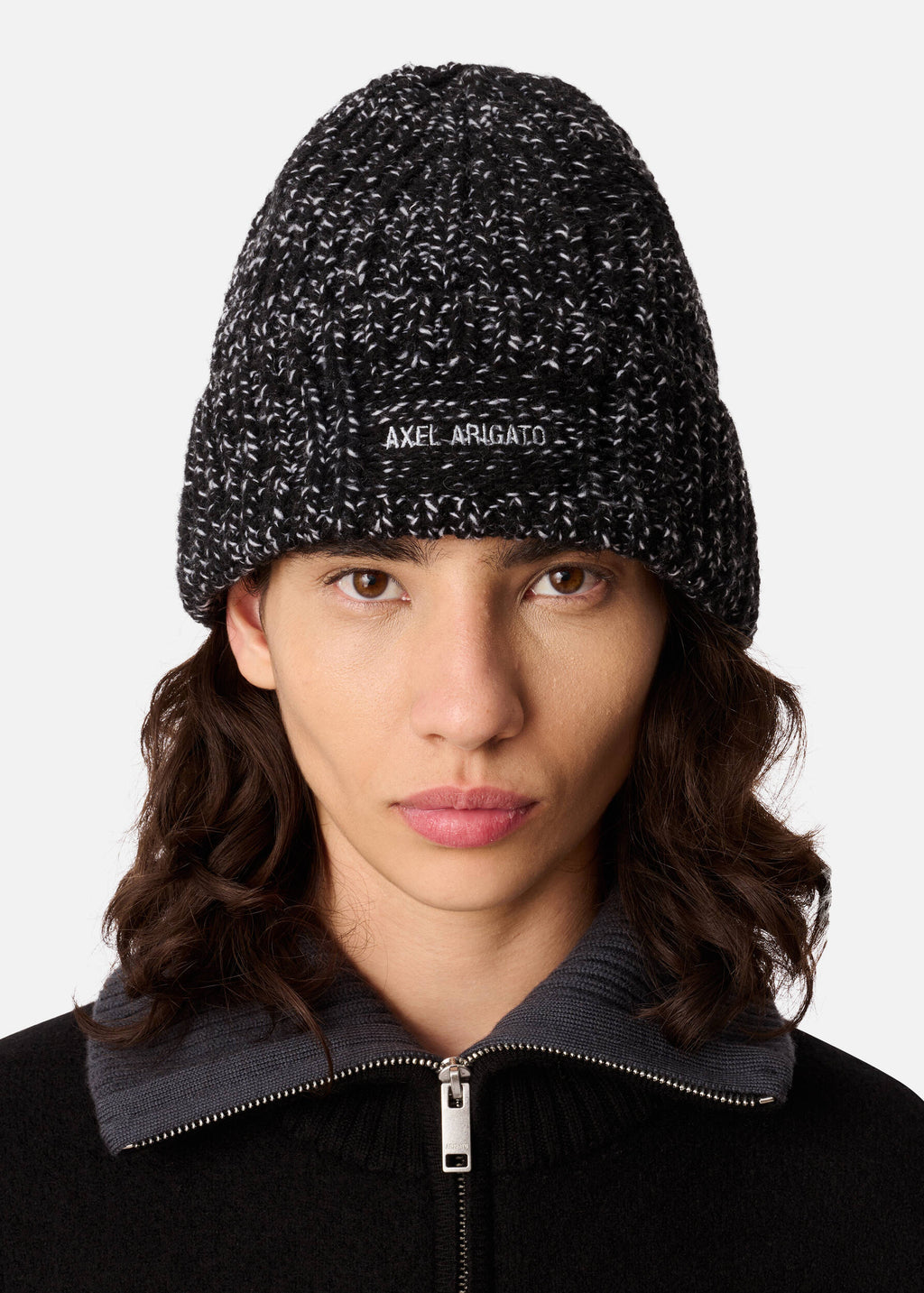 Axel Arigato Bonnet Flock Noir — vue 7