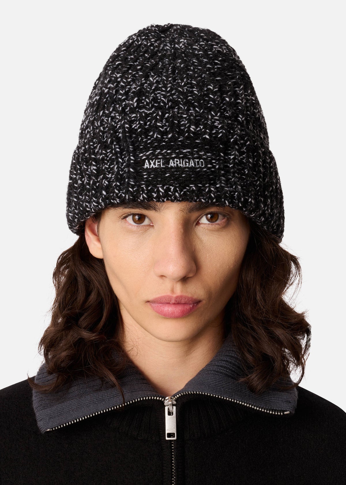 Axel Arigato Bonnet Flock Noir — vue 7