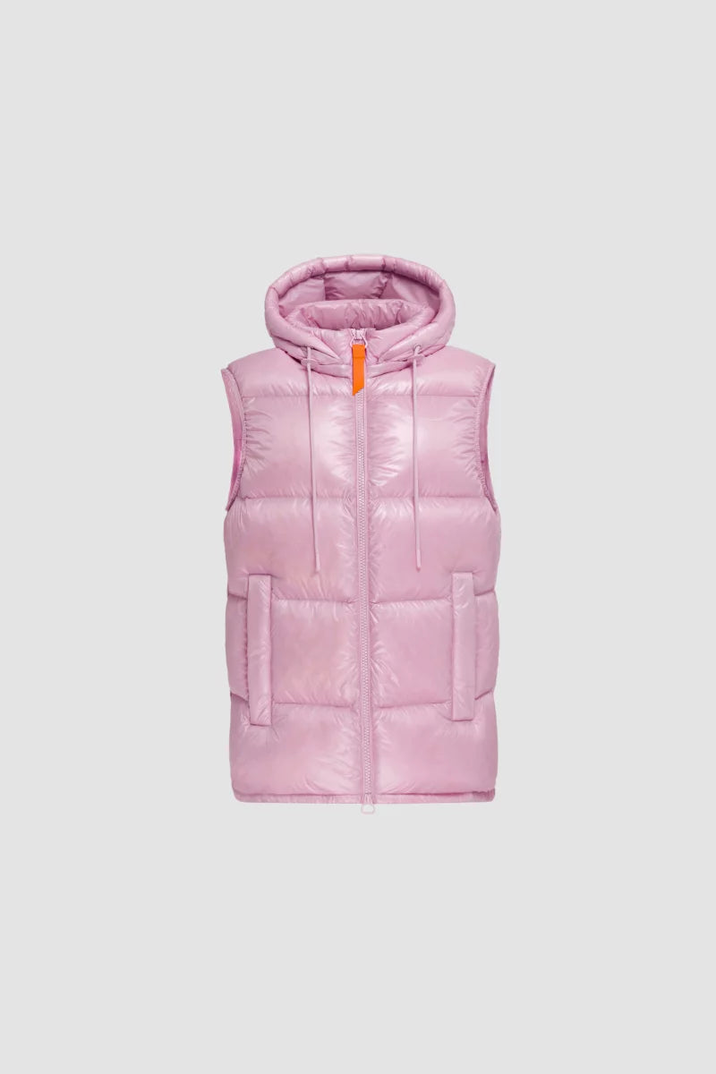 Doudoune sans manches Gertrude Cesar Jacket – Rose – vue 4