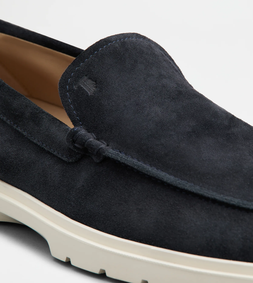 Slipper Cuir Velours