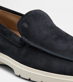 Slipper Cuir Velours