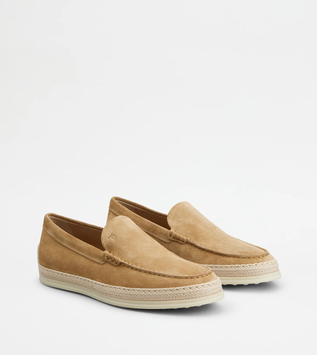 Slip On cuirs velours