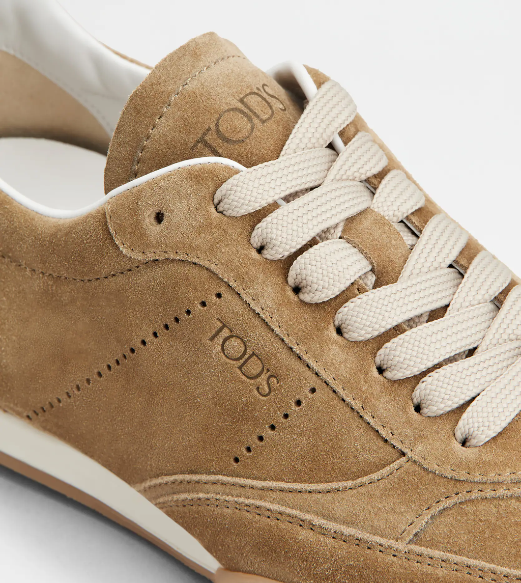 Sneaker Cuir et Veau Velours