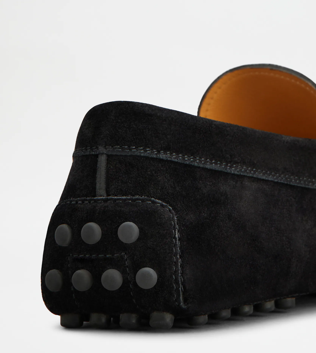 Mocassins Gommino Cuir Velours