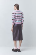 FOREVER – Jupe midi effet cuir
