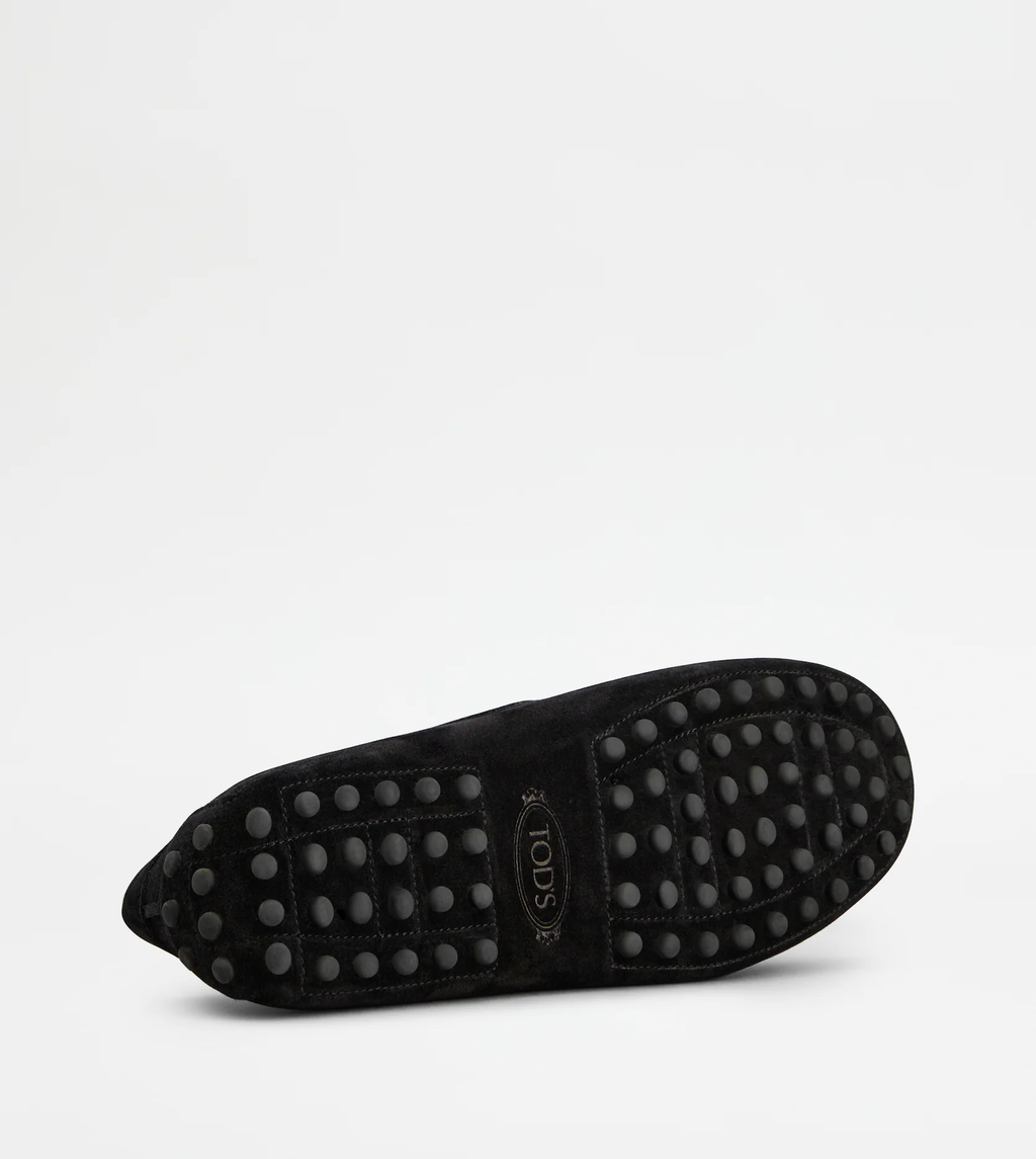 Mocassins Gommino Cuir Velours