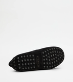 Mocassins Gommino Cuir Velours