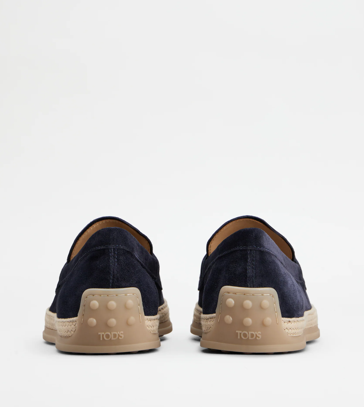 Mocassin semelle gomme cuir velours