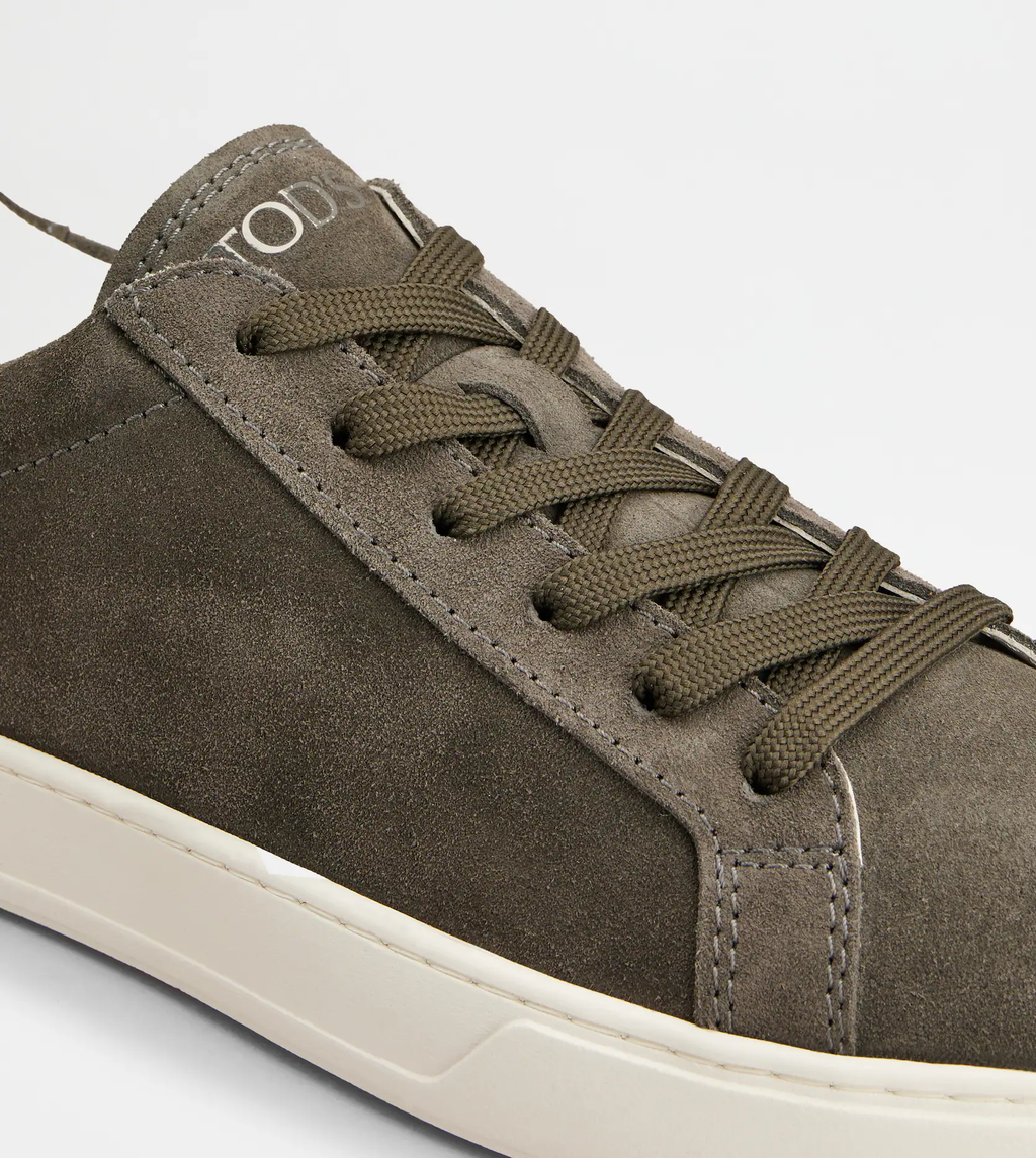 Sneaker Cuir Velours