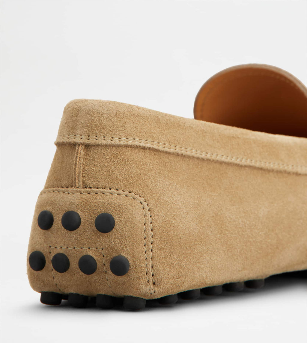 Mocassin Gommino Cuirs Velours