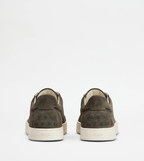 Sneaker Cuir Velours