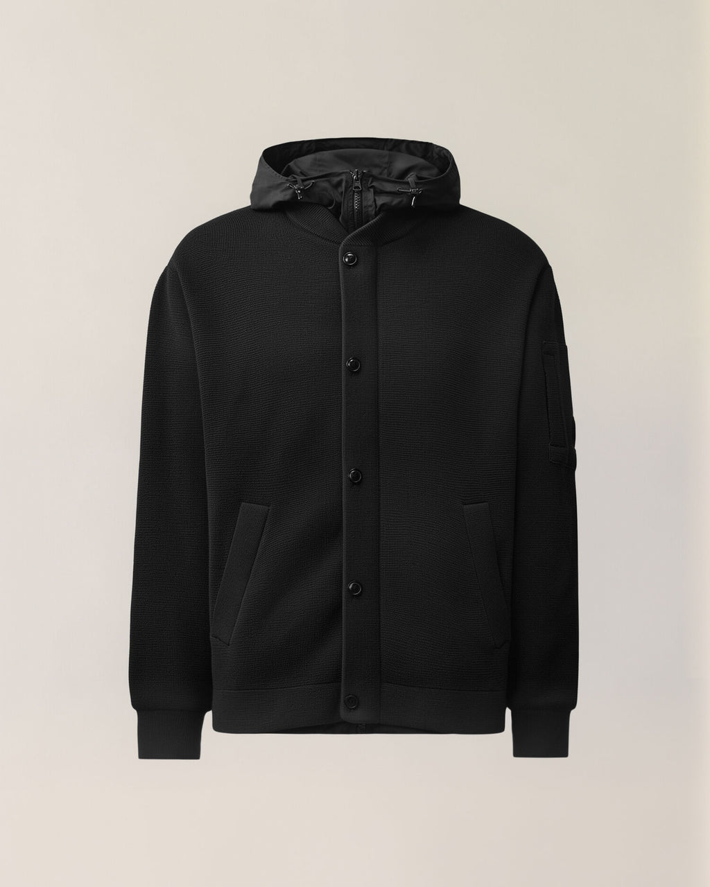 VESTE REVERSIBLE LAINE / NYLON STRETCH