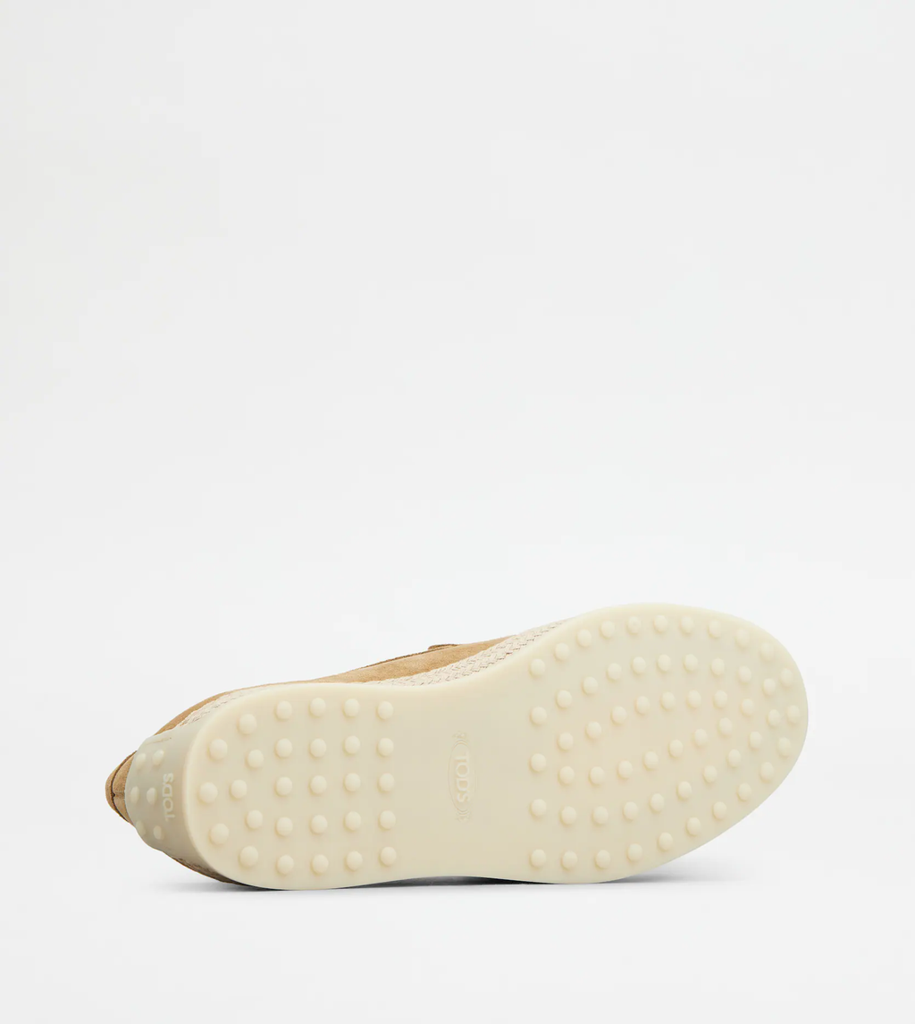 Slip On cuirs velours