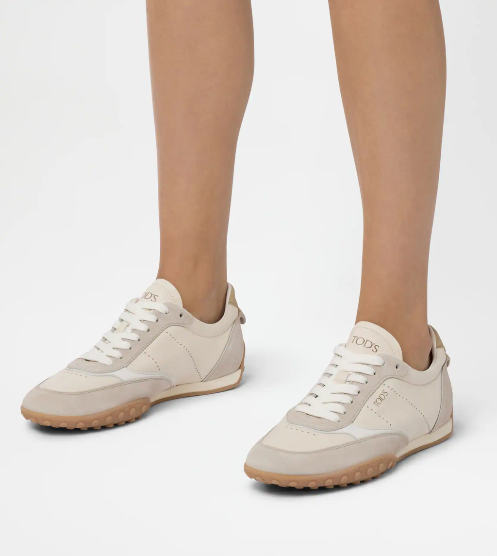 Sneaker Nappa & Cuir Velours