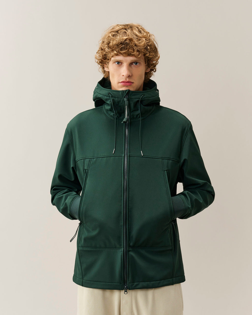 VESTE CP SHELL CAPUCHES LUNETTES