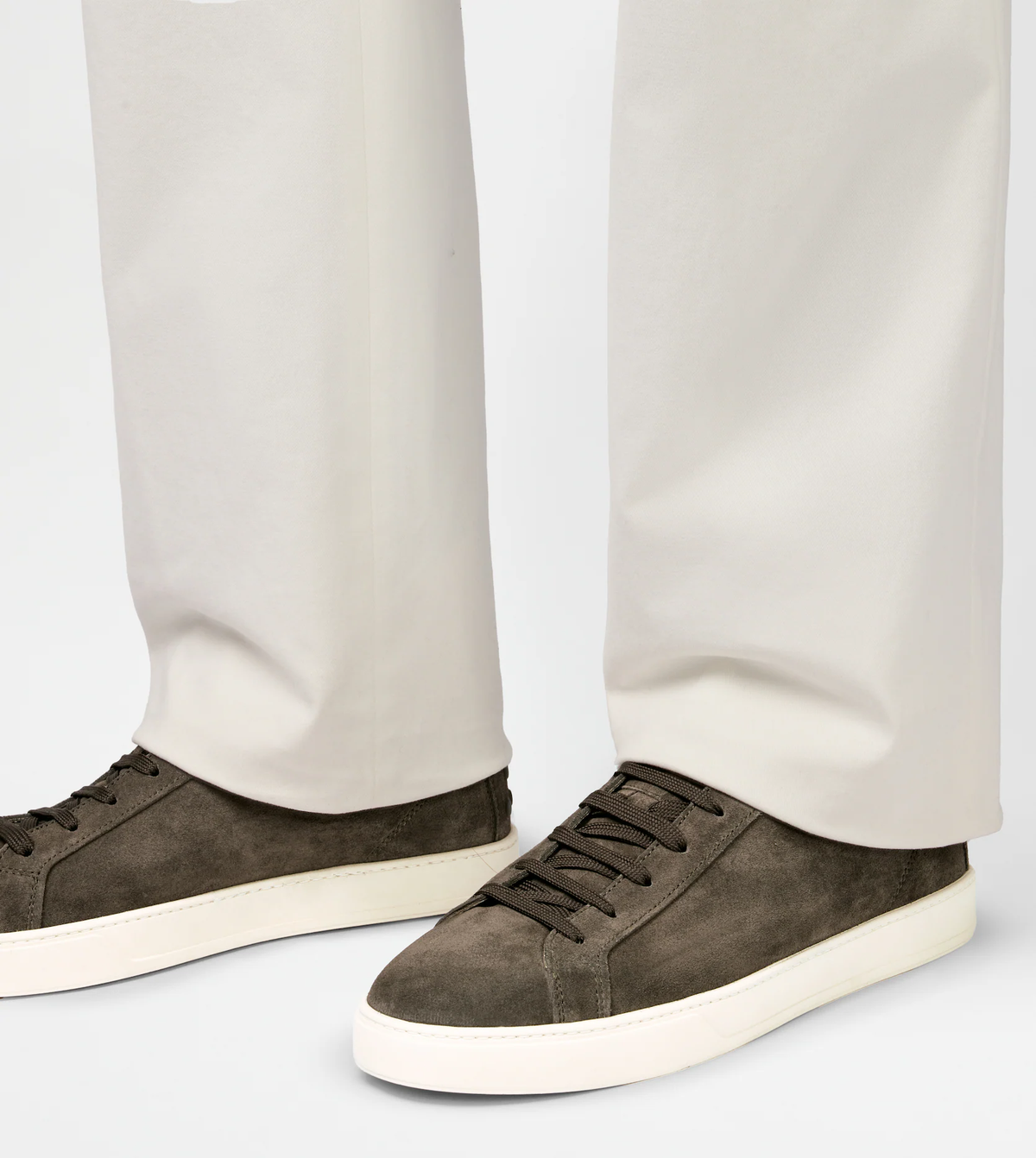 Sneaker Cuir Velours